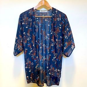 Floral Sheer Cardigan